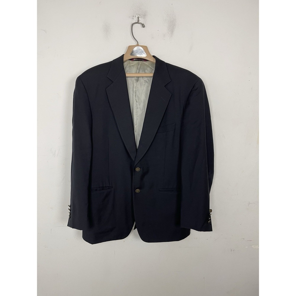 Samuelsohn Mens Blazer 40 Loro Piana 120s Italy Spring Easter Preppy Blue‎ Wool
